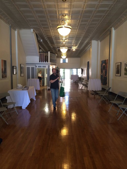 Finding Happiness in Taking on Big Challenges: The lobby of my new commercial building in Troy New York