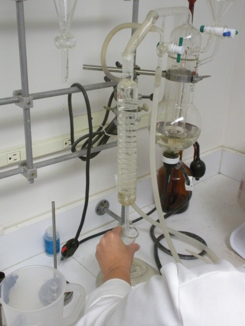 Making Wine: Lab instrument the Volitile Acidity Cash Still