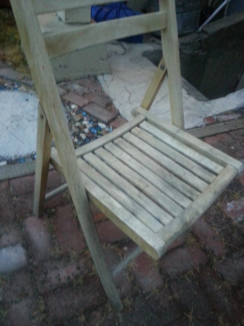 Starting Over at Midlife: A chair I had wanted to paint