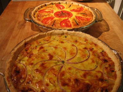 Asparagus Leek and Gruyere Quiche Recipe for Mother's Day