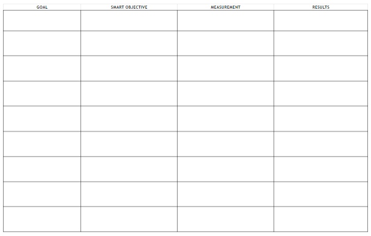 8WD Goals and objectives outline