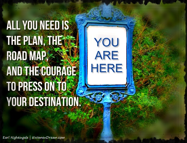 A Map for Finding Your Passion and Working It This Year - Jebulon image and Earl Nightingale Quote