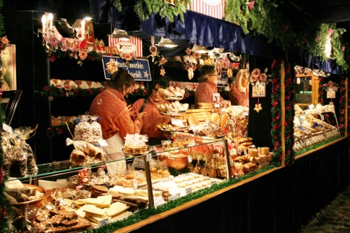 Holiday Travel Dreams: Top 8 Christmas Markets in Europe - Basel Christmas market booth, Switzerland