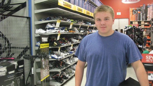 30 Years to Achieve a Dream: Brian buying cleats at Sports Authority
