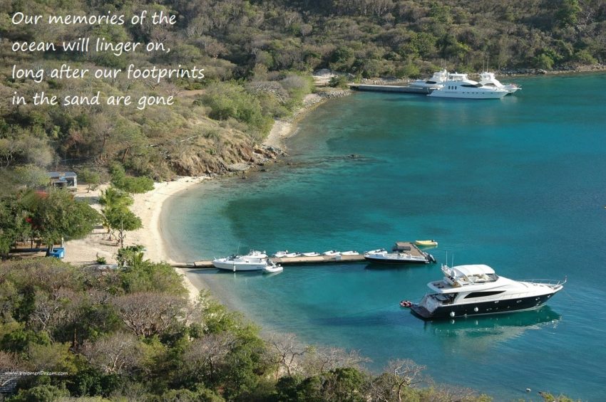 Is Your Dream to Travel by Yacht like Beyonce? British Virgin Islands bay by boat