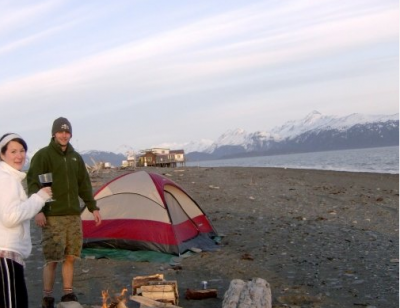 Monday off: Camping in Homer Alaska