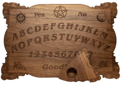 Celtic Ouija Board Real Walnut 15 x 10.5 x 1/4 Thick available on Amazon