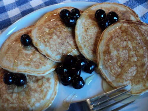 Quitting your dream with the help of whole wheat cherry orange pancakes with honey