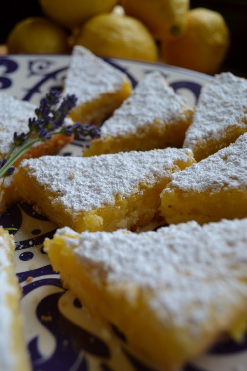 Create the Perfect Wine Country Dream Kitchen and make Lavender scented lemon bars