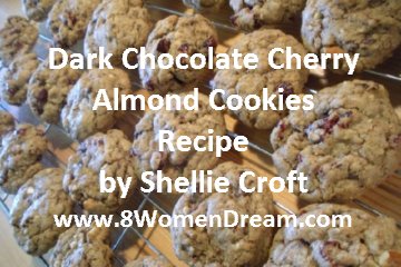 Dream Recipes: Dark Chocolate Cherry Almond Cookies