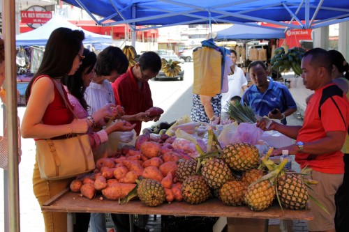 Gaya Street Sunday Market Kota Kinabalu Malaysia