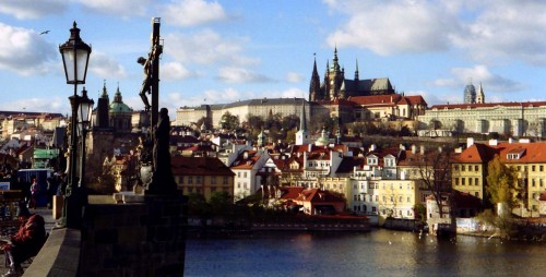 Prague from the Charles Bridge (pic: Natasha von Geldern)