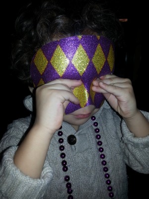Finding Happiness in The Joy of Children - My little masked man!