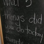 What 5 things did you to today