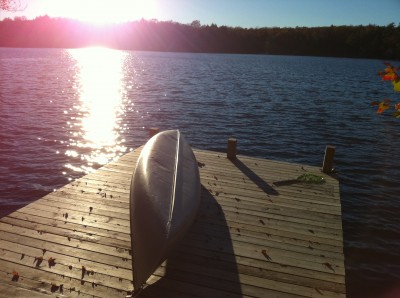 boat on a dock 