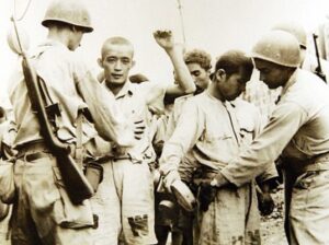 Memorial Day Dream Honoring the Fallen Vets - WWII Japanese prisoners of war under direction of military police in the Philippines 