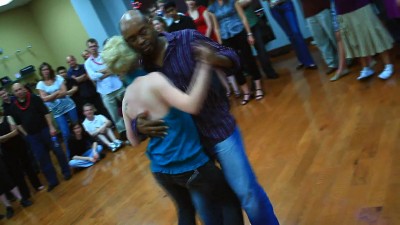 Finding Happiness While Dancing The Blues - Damon teaching dance