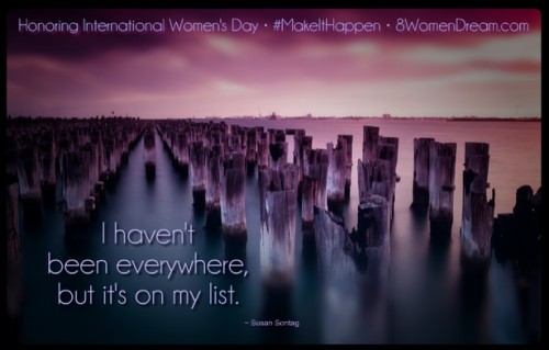8 Women Memorials to Visit on International Women's Day: Quote from women about traveling
