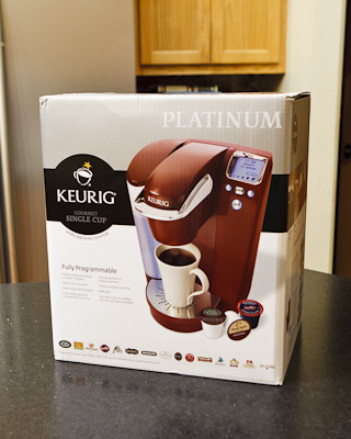 Keurig coffee platinum system box