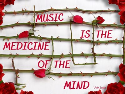 Music is the medicine of the mind quote
