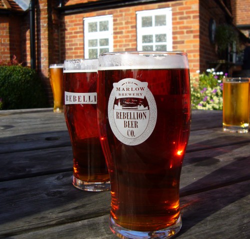 Marlow ale at the Stag & Huntsman