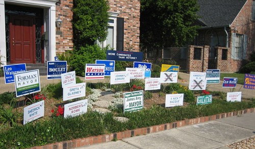 Getting Arrested Might Be Part of Your Dream Journey: NOLA Mayors Race Signs