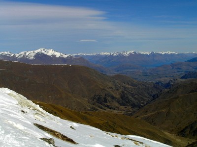 Embark on a New Dream: View from Cardrona skifield, Wanaka, New Zealand