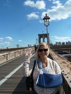The Travel Trip Test: Rayne on the Brooklyn Bridge
