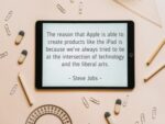 Steve Jobs quote technology and the liberal arts.