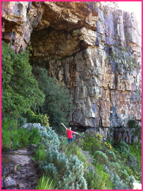 Cape Town South Africa: A Dreamers View arriving at the cave