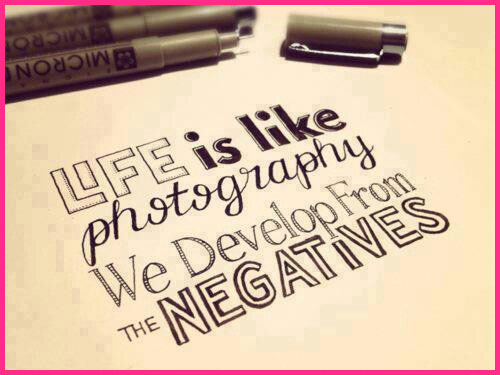 Dream Advice: How to Turn Negatives Into Positives - Life is like photography