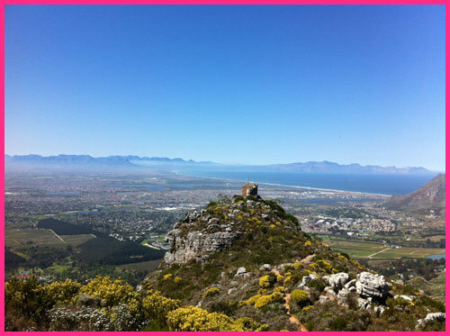 Cape Town South Africa: A Dreamers View of The-Tokai-Lookout-Point
