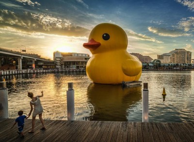 Top Travel Photos Rubber Duck by Artist Florentijn Hofman and Photo by Trey Ratcliff