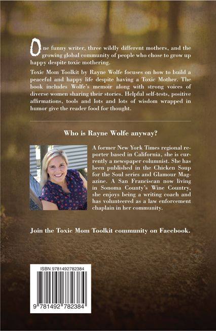 From Zero to Book Published: 8 Women Dream Style - Toxic Mom Toolkit back cover