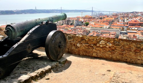 View from St George's Castle, Lisbon, Portugal