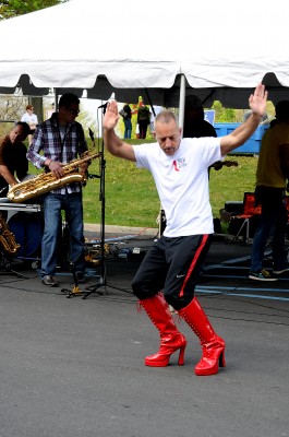 Walk A Mile In Her Shoes Red Go Go Boots 