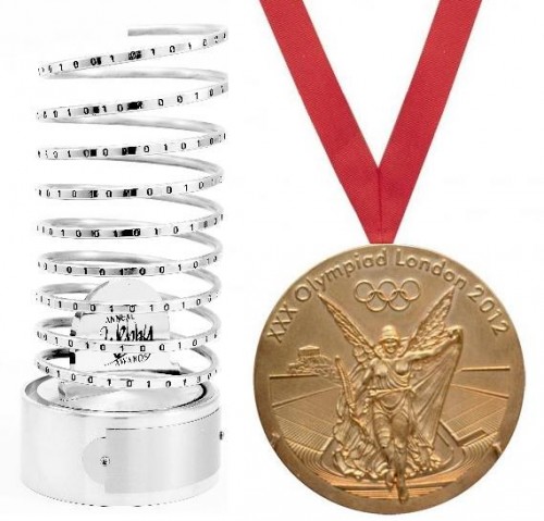 Creating the Best Blog Can Be Like Training for the Olympics: Webby statue and Olympic gold medal