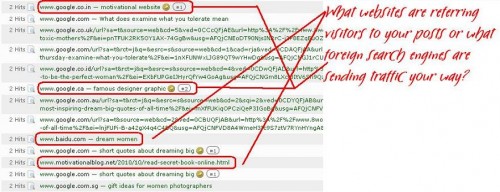 Who is referring visitors to your blog? And why?