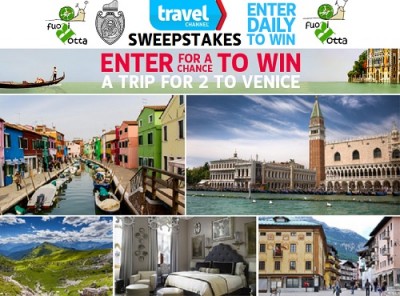 Dream Italy Travel?  Win a Trip for 2 to Venice Italy with The Travel Channel Sweepstakes