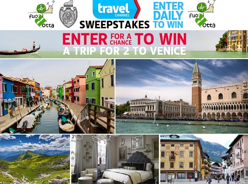 Dream Italy Travel?  Win a Trip for 2 to Venice