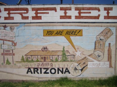 World's Largest Route 66 Mural. Holbrook, Arizona
