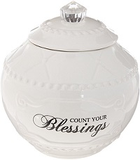 Young's Ceramic Blessing Jar with 36 Blessings