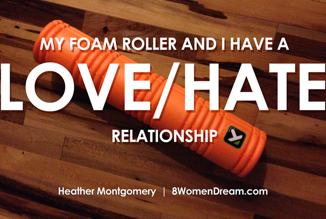 Active Recovery Workout - My Foam Roller and I Have a love/Hate Relationship