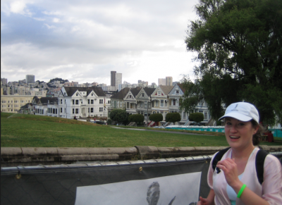 After the hill Bay to Breakers San Francisco with me running