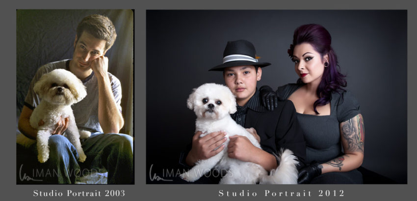 How Failure is a Perfect Part of Dream Success: Before and After studio portrait