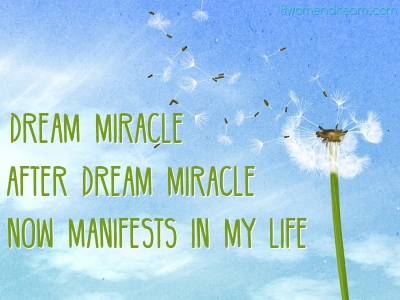 Dream Big Success Affirmations Manifesting Dream Miracles