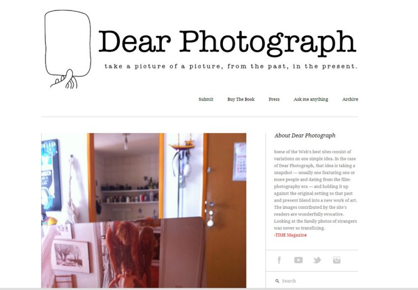 Key to Online Success: Dear Photograph