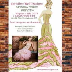 Carolina Bell Fashion Show Poster