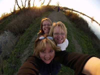 Wordless Wednesday: Fisheye Lens Inspiration on me and family