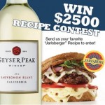 Celebrity Chef Contests: Geyser Peak and Jarlsberg Cheese Recipe Contest